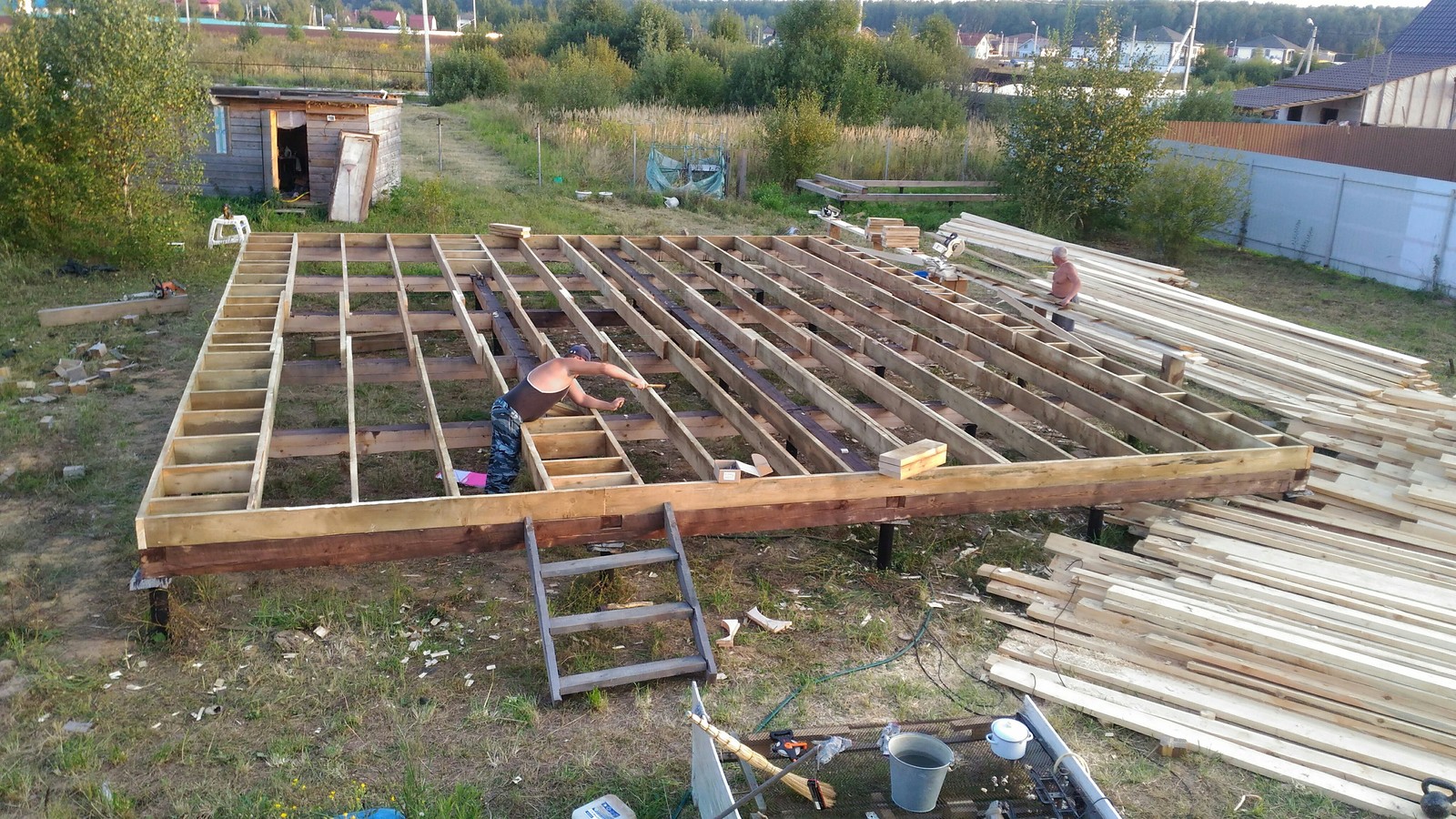 Frame house 11x9 - My, Frame house, With your own hands, Dacha, Building, Birthday, Anniversary, A carpenter, Longpost