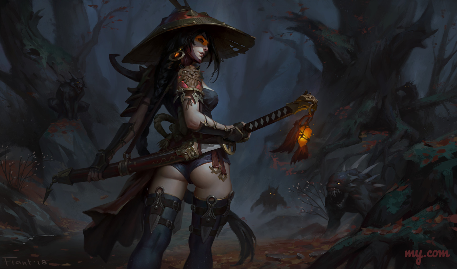 Demon Hunter - Art, Girls, Dmitry Skvortsov