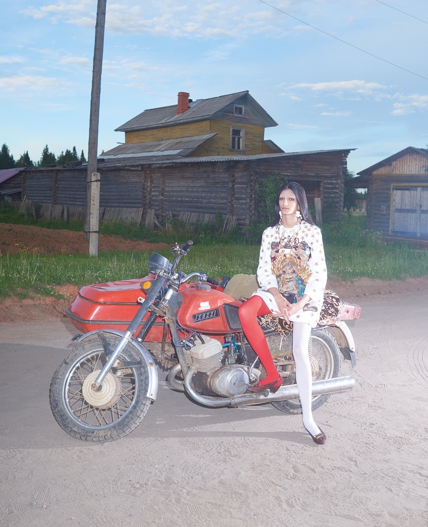 When he came to his grandmother in the village or Vogue magazine did a photo shoot in a village near Arkhangelsk - PHOTOSESSION, Vouge, Arkhangelsk, Village, Longpost