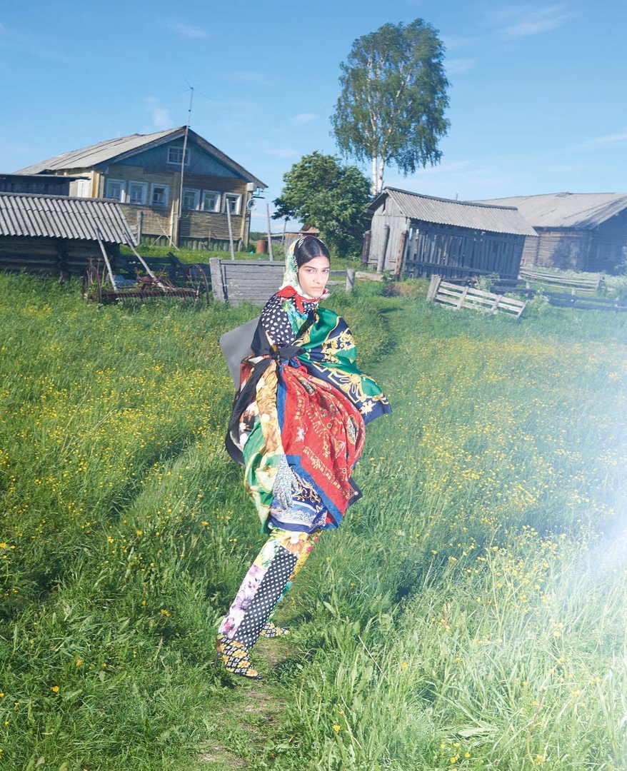 When he came to his grandmother in the village or Vogue magazine did a photo shoot in a village near Arkhangelsk - PHOTOSESSION, Vouge, Arkhangelsk, Village, Longpost