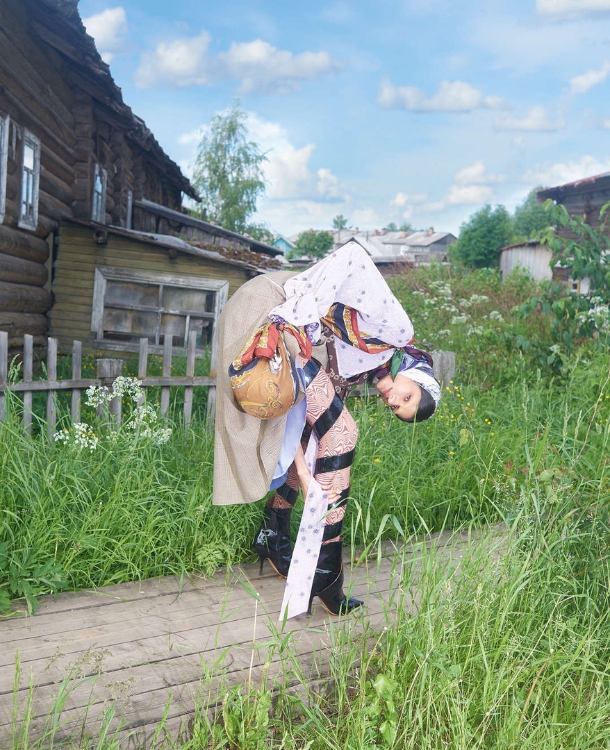 When he came to his grandmother in the village or Vogue magazine did a photo shoot in a village near Arkhangelsk - PHOTOSESSION, Vouge, Arkhangelsk, Village, Longpost