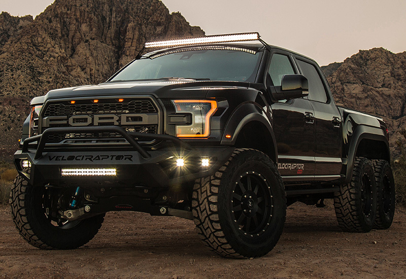 Hennessey VelociRaptor 6x6 (шестиколесная версия Ford Raptor от тюнинг-ателье Hennessey) - Ford raptor, Hennessey, Пикап, Вездеход, Видео, Длиннопост