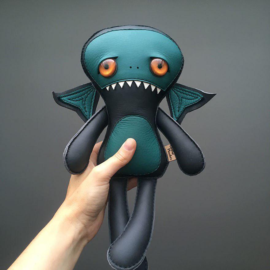 Leather monsters - , Leather, Toys, Longpost