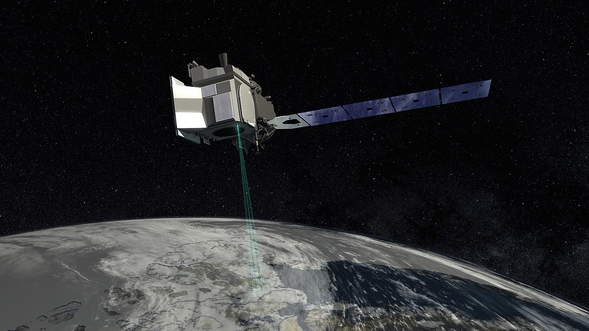 NASA launched a laser into space to study ice on Earth - Space, Satellite, Booster Rocket, Climate, Ice, Infographics, NASA, Video, Longpost