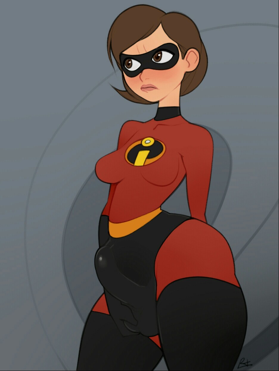 Helen Parr taking a moment to ‘adjust’ herself - NSFW, R4, Helen Parr, The Incredibles, Feet, Its a trap!, Futanari