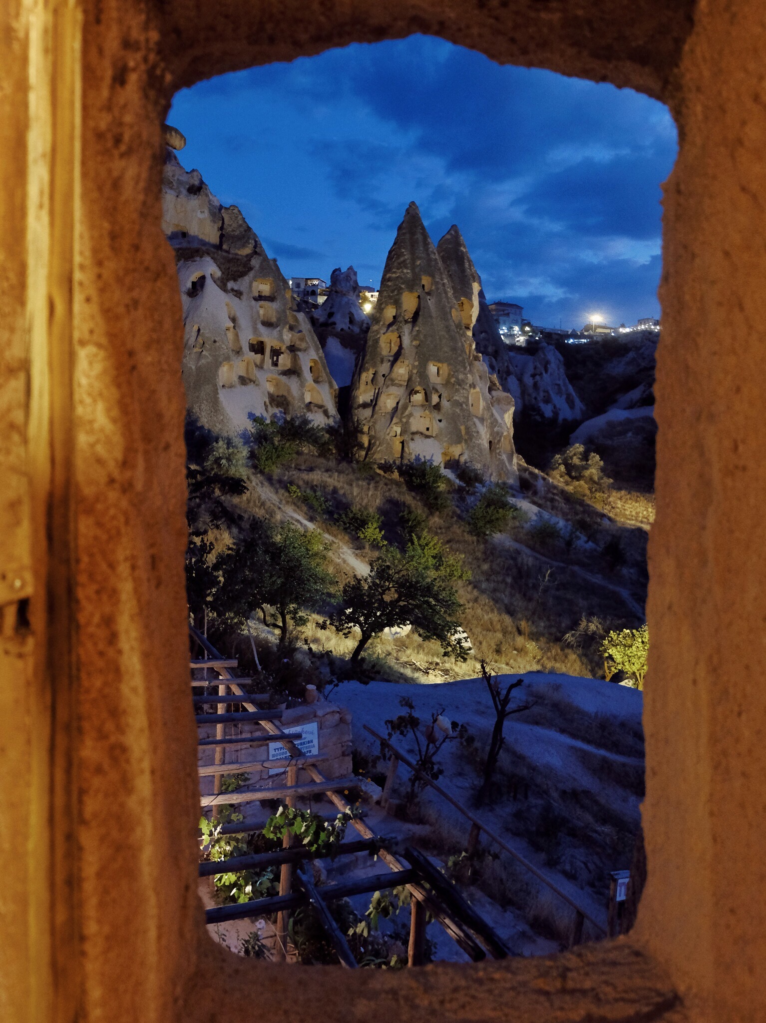 View of a fairy tale. Cappadocia - My, Travels, Turkey, Cappadocia, Story, The photo, View, View from the window