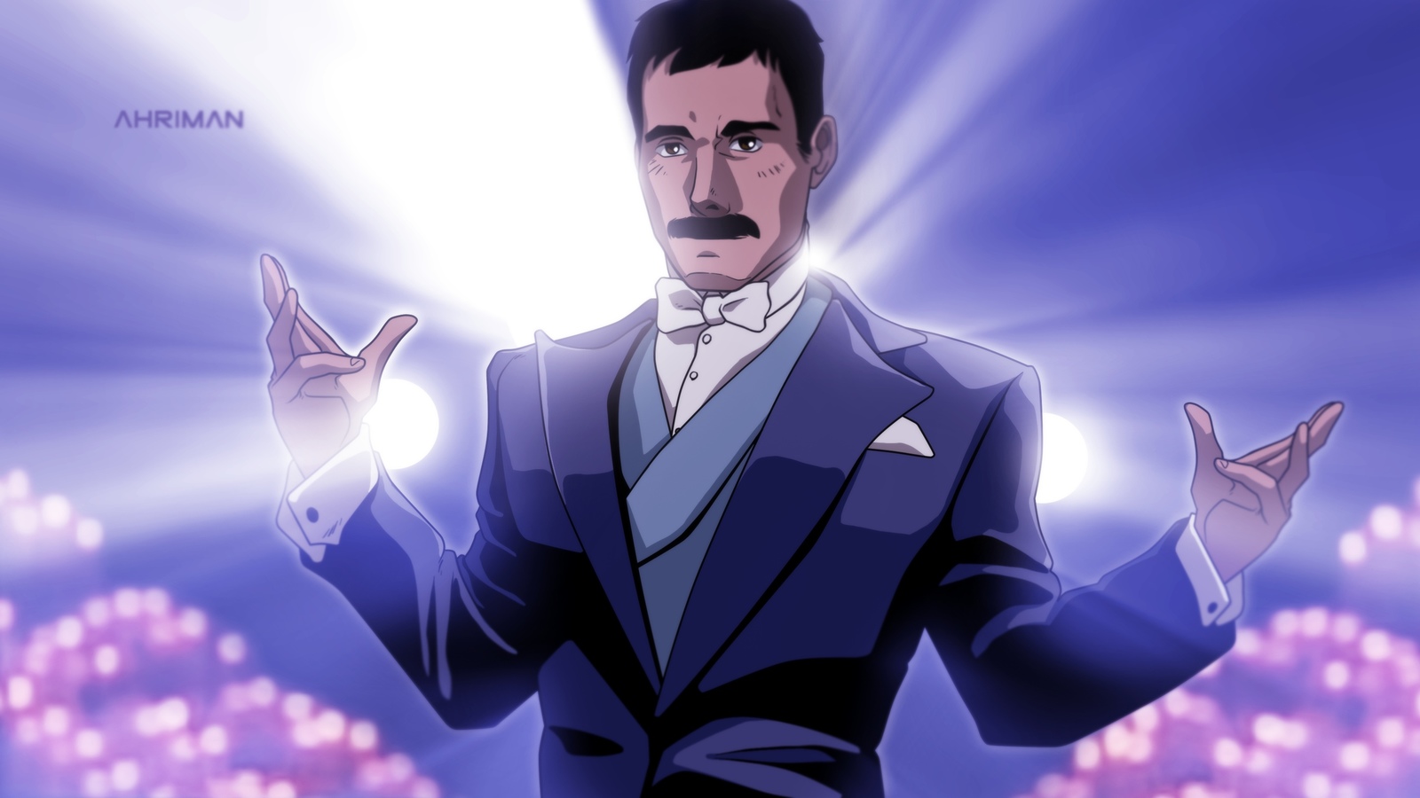 Freddie Mercury Anime Style by Ahriman 