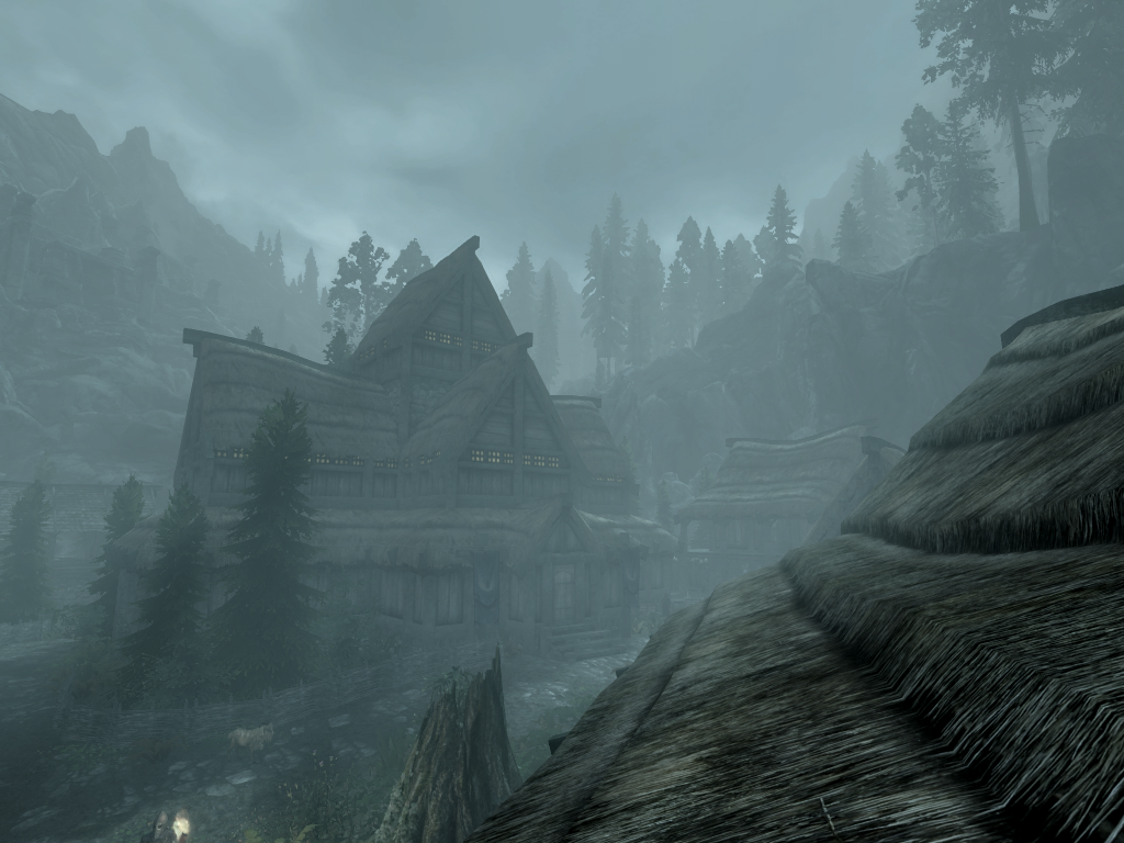 Skyrim Vol.1 - Sky, The Elder Scrolls V: Skyrim, Beautiful, Skyrim, My, Screenshot, Longpost