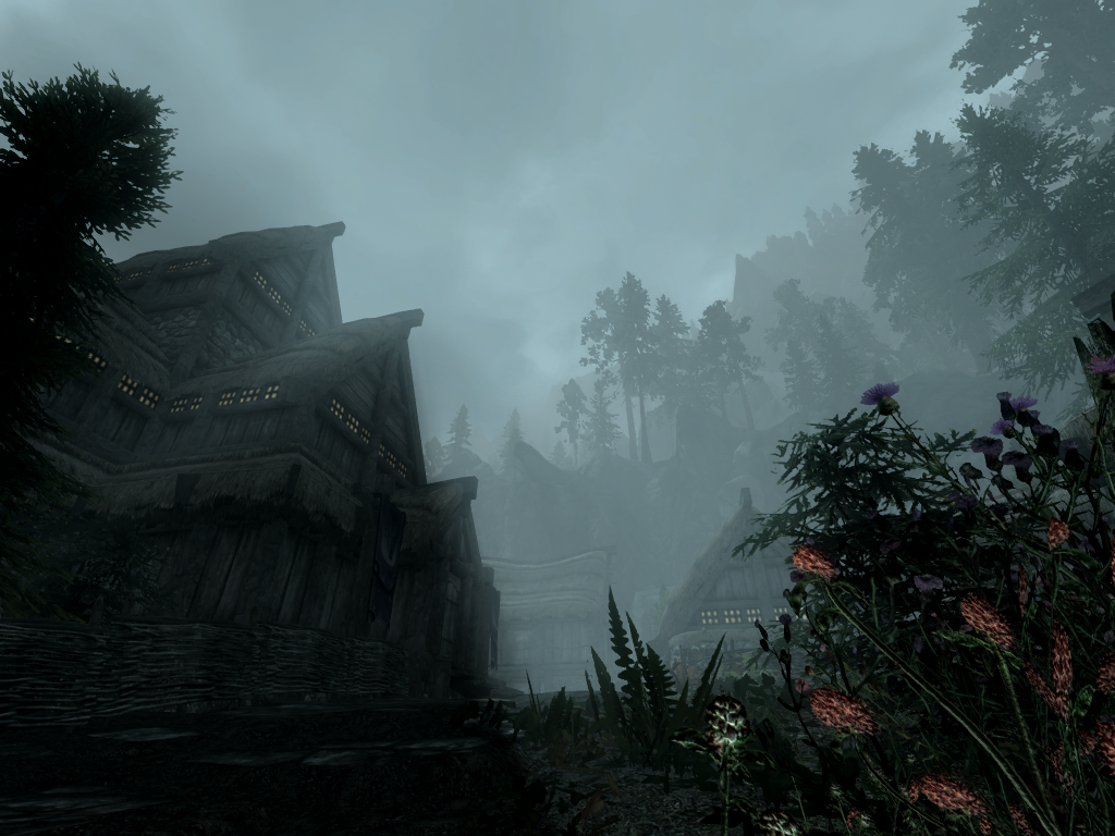 Skyrim Vol.1 - My, Skyrim, The Elder Scrolls V: Skyrim, Screenshot, Beautiful, Sky, Longpost