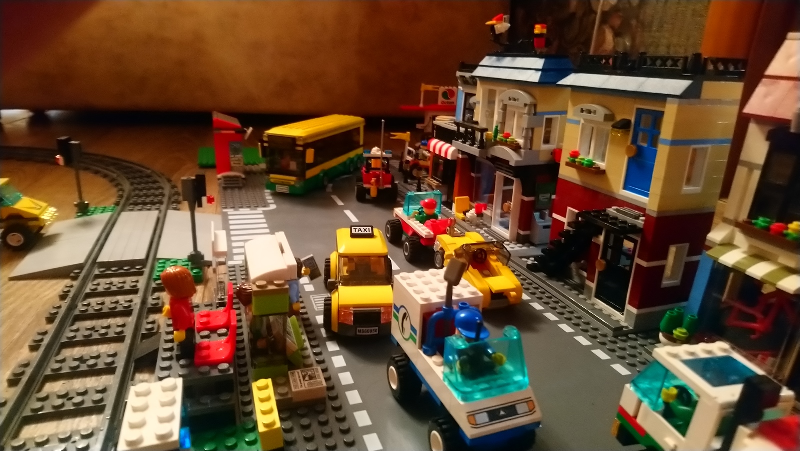 Home railroad from Lego - My, Lego, Railway, Collection, Longpost, Video