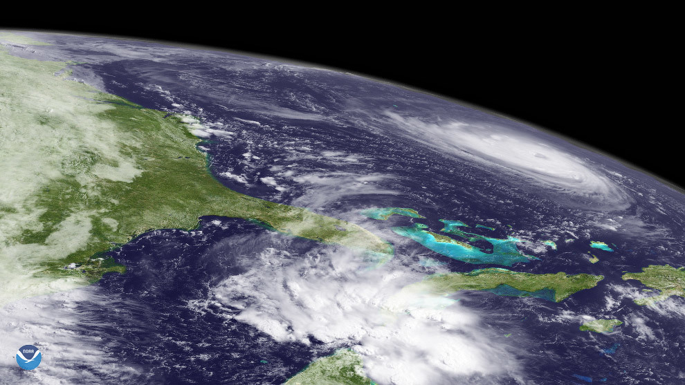 What does a hurricane look like from space? - Hurricane, Climate, The photo, Longpost, Space, USA, Hurricane Florence