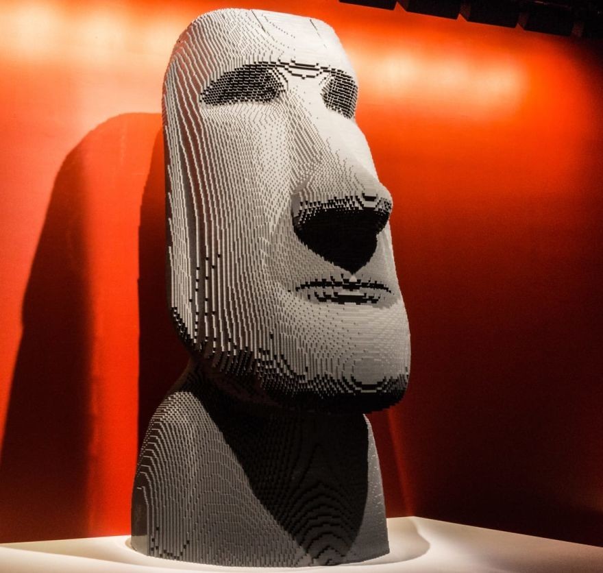 Amazing LEGO sculptures that will blow your mind. - Longpost, Lego, Art