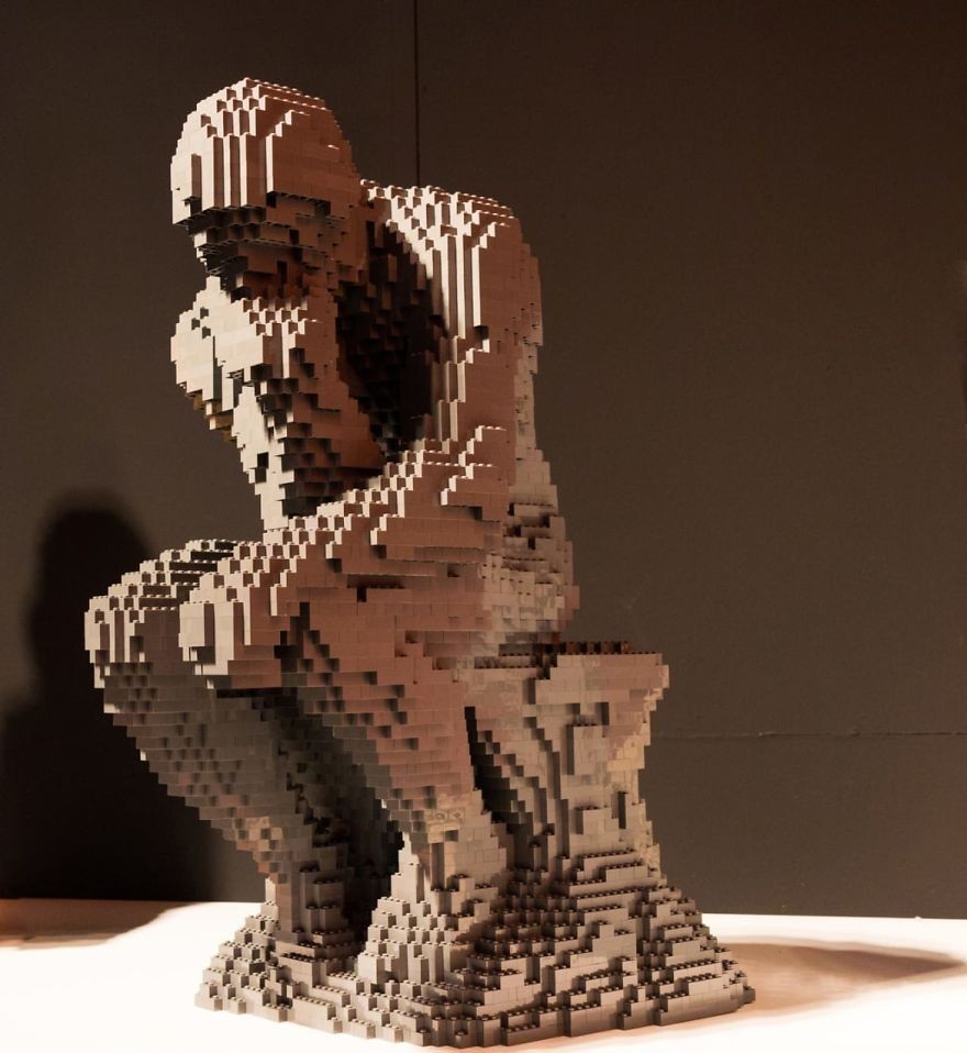 Amazing LEGO sculptures that will blow your mind. - Longpost, Lego, Art