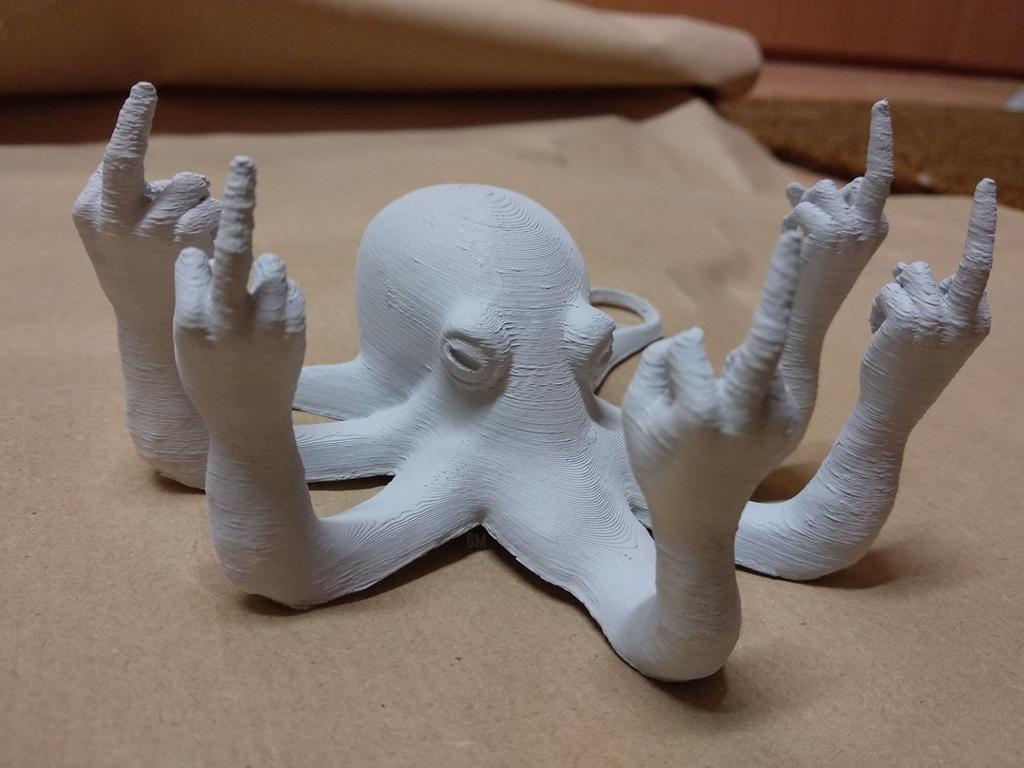 3D printing is the future, they said - 3D printer, Octopus, Gestures, Humor