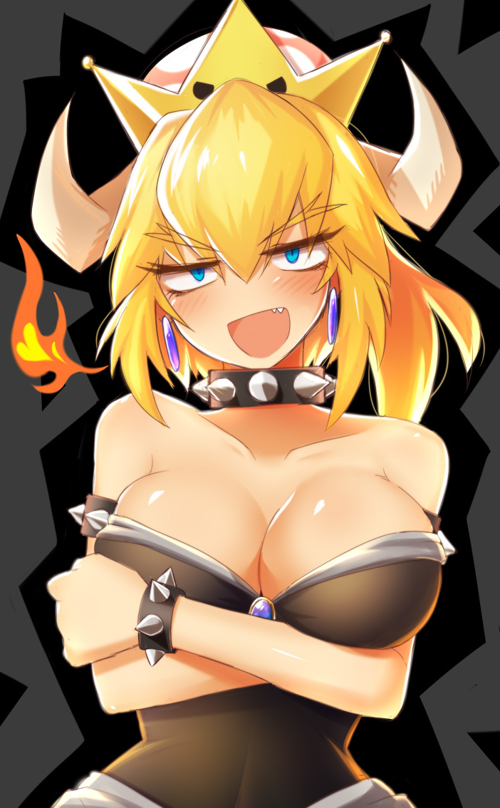 Bowsette - Bowsette, Марио, Princess Peach, Boosette, Длиннопост, Bowser