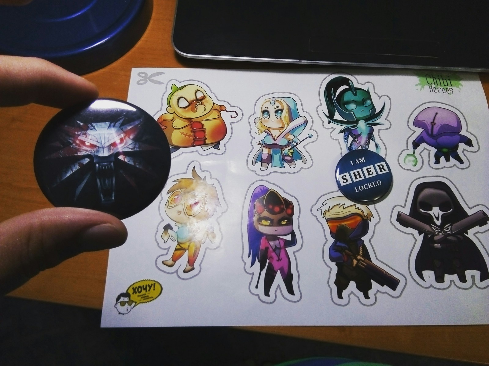 This is my first post, so you can have a look at what I bought - My, Overwatch, Witcher, Icon, Sticker, Games, Serials, BBC Sherlock series