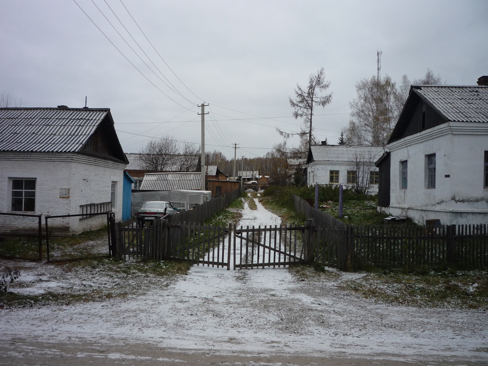 Депрессивная Сибирь... - Моё, Длиннопост, Сибирь, Поселок, Фотография, Осень