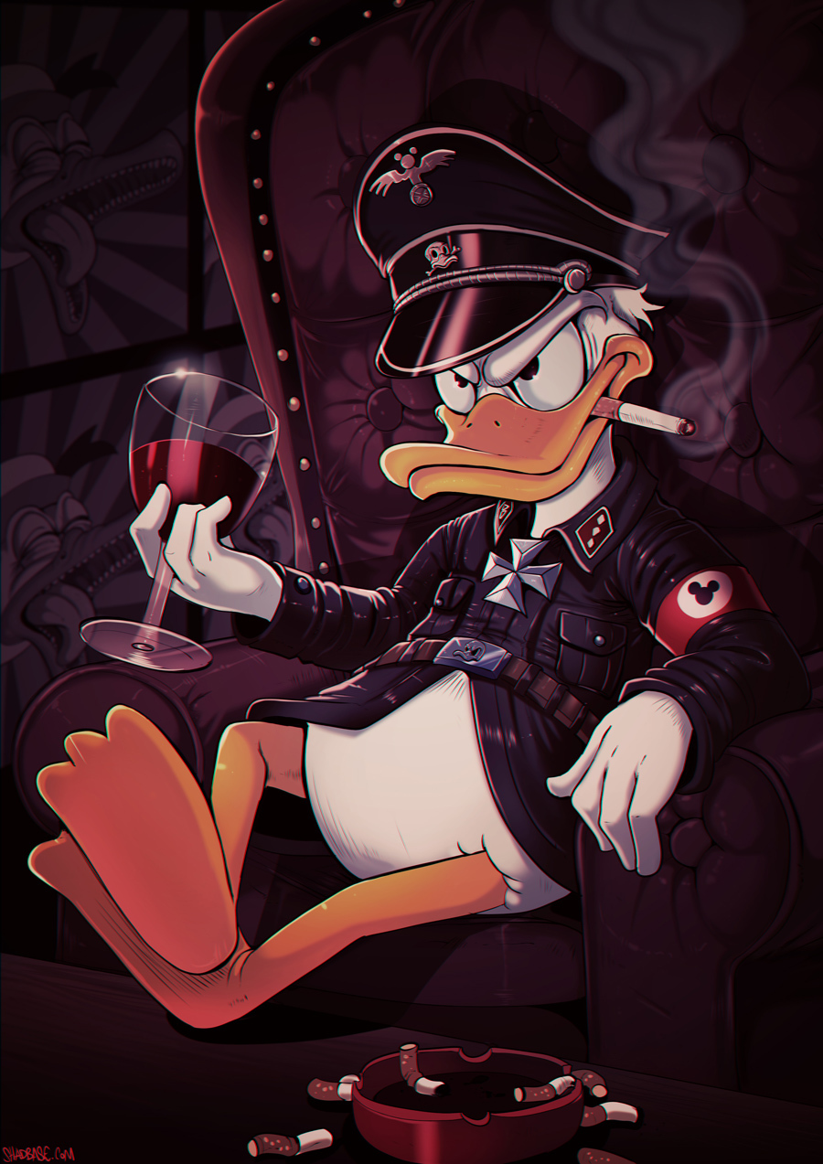 Donald Duck - Art, Walt disney company, Donald Duck, Shadman