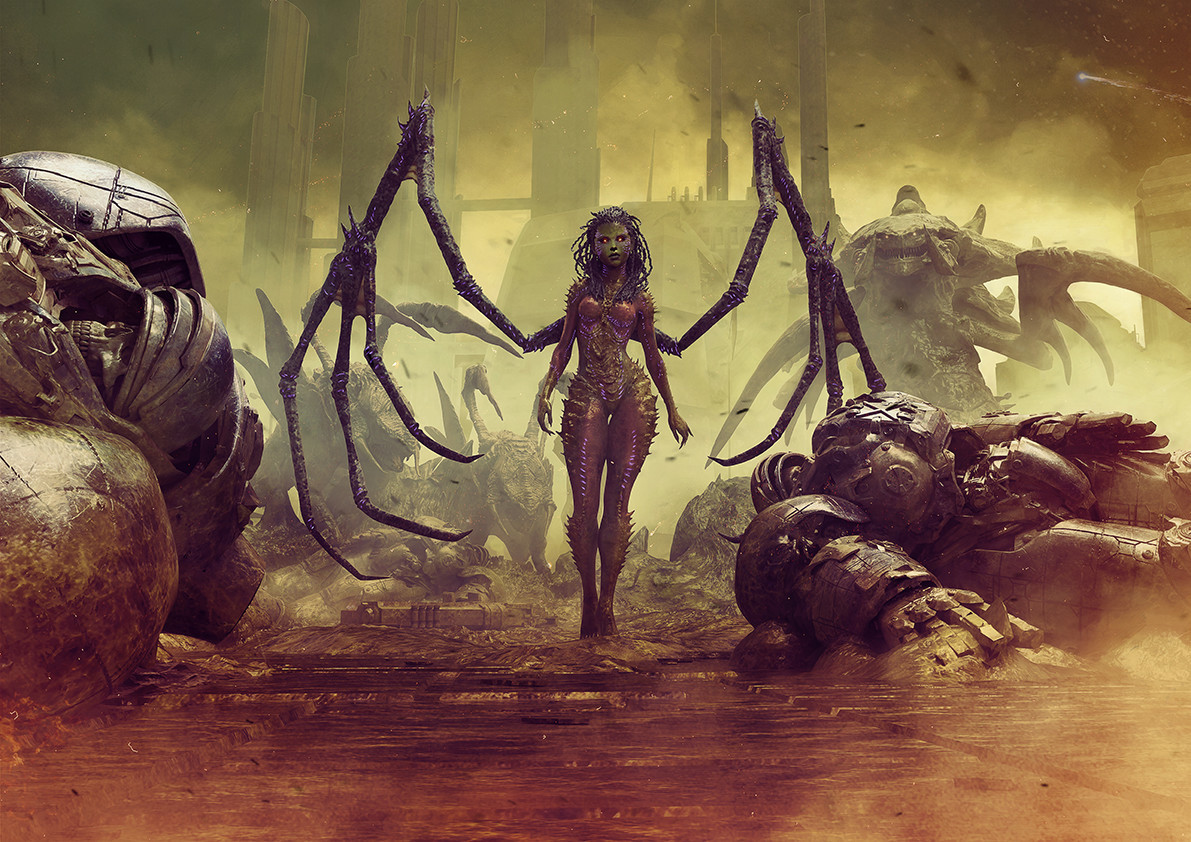 Kerrigan - Art, Games, Starcraft, Kerrigan, 