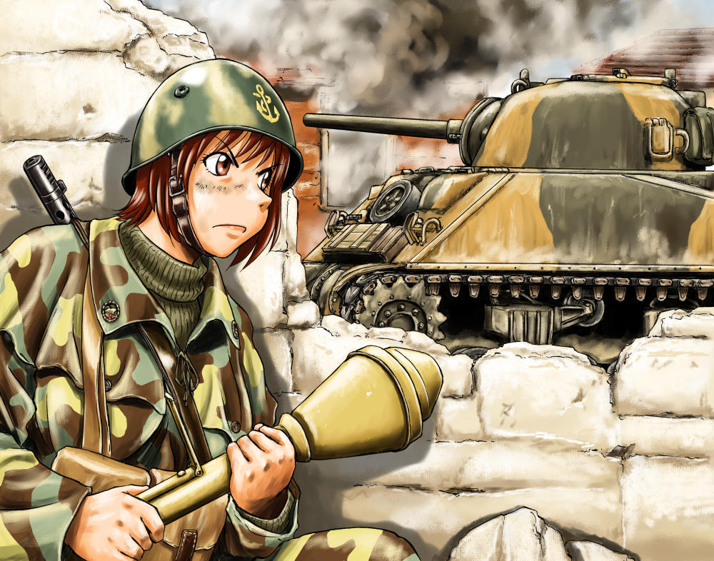 Incredible adventures of Italians from the author of Gates - Anime art, Anime military, A selection, Longpost