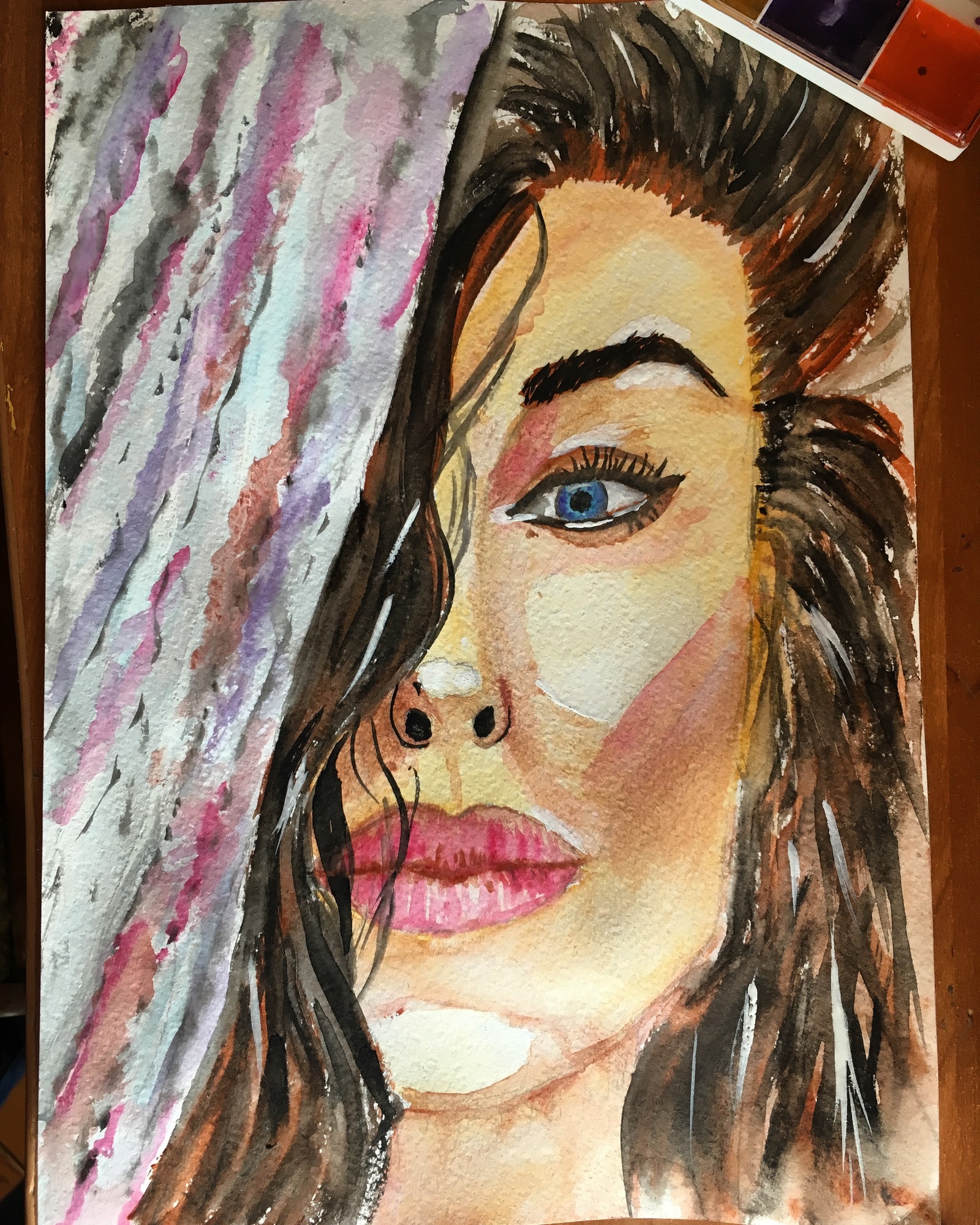 I would like to know your opinion - My, Art, Fan art, Portrait, Landscape, Watercolor, Longpost