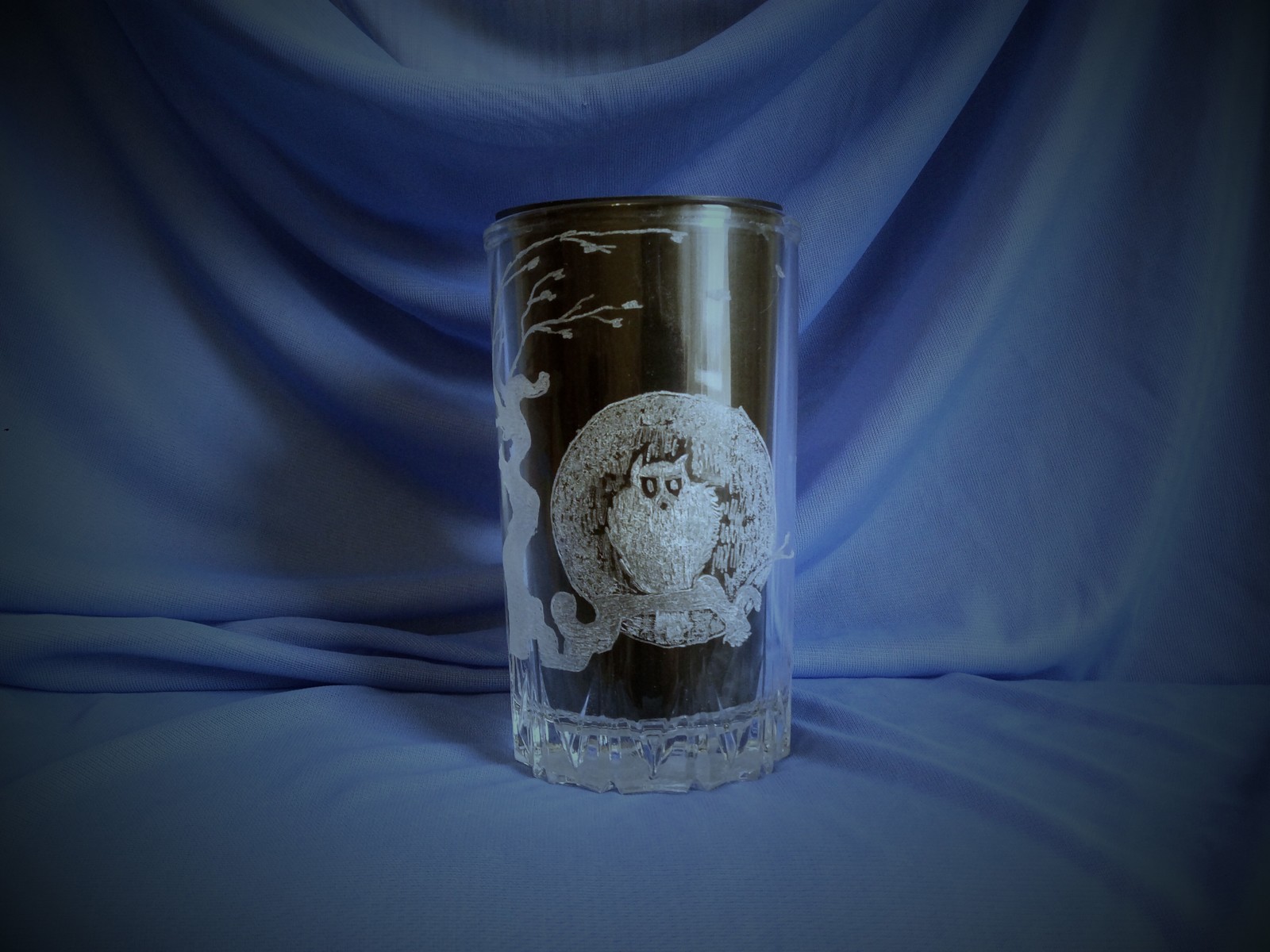 A little creativity - My, Hobby, Engraving, Glass, Cup, Needlework without process, Longpost