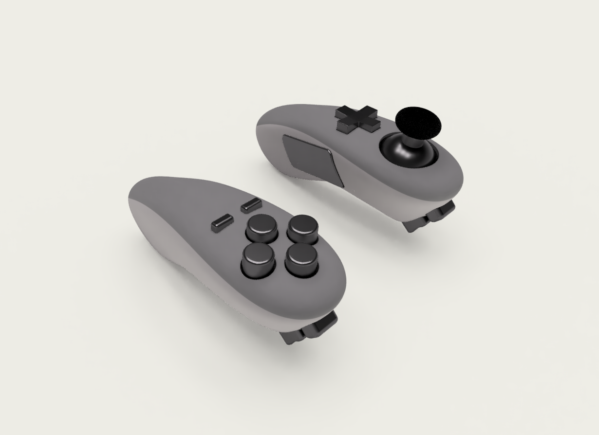 Gamepad with built-in mouse for playing shooters, strategies, etc. - My, Gamepad, Shooter, Action, Joystick, Controller, Fps Games, Startup