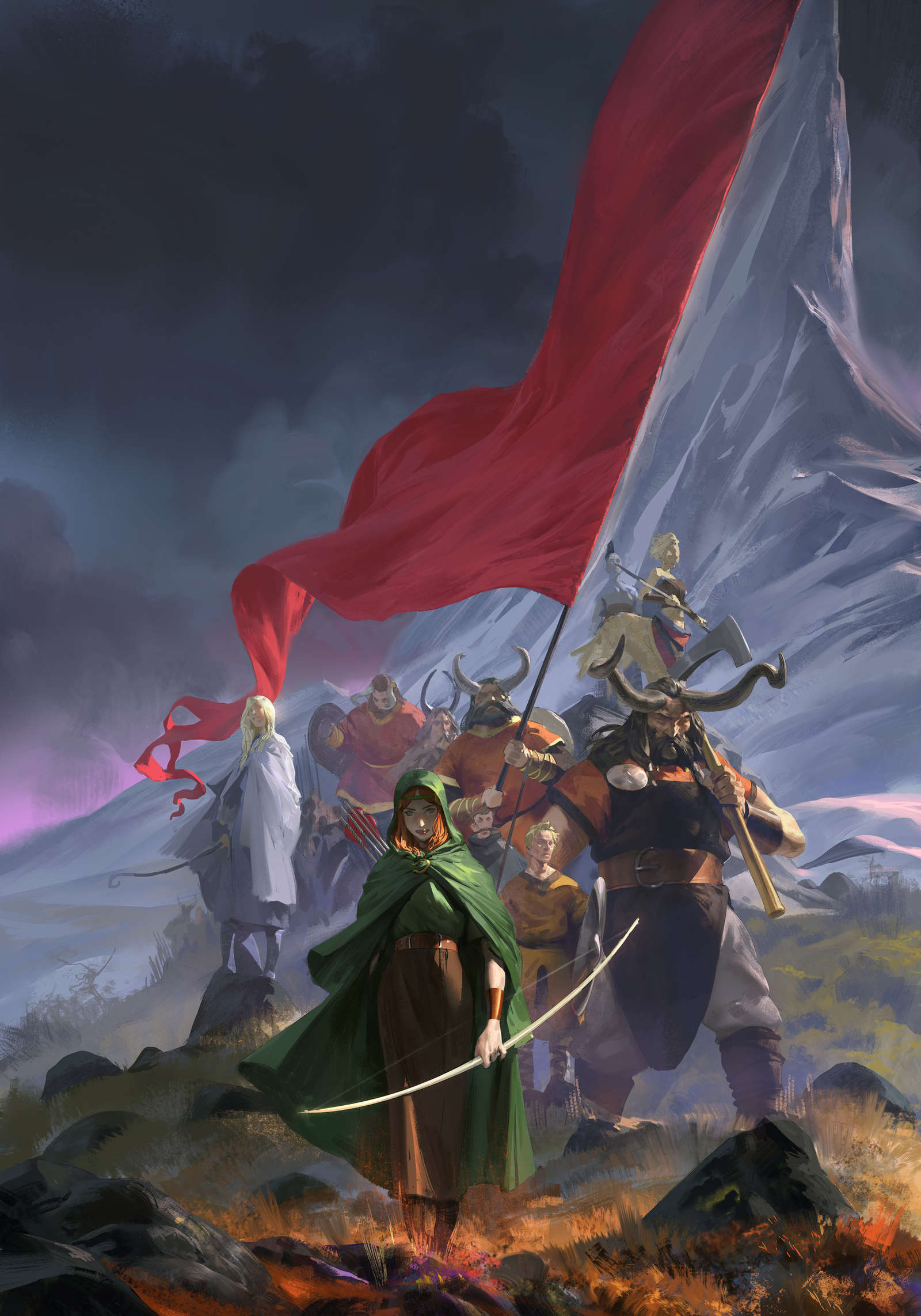 Banner Saga - Арт, The Banner Saga, Even Amundsen