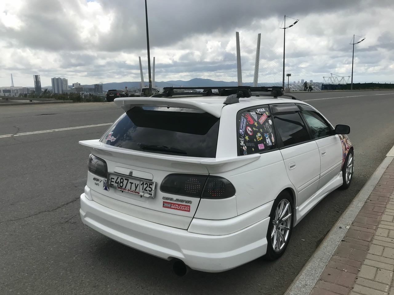 A copy of the middle spoiler GANADOR for Kaldina created from a photo) - My, , Toyota Caldina, Spoiler, Longpost