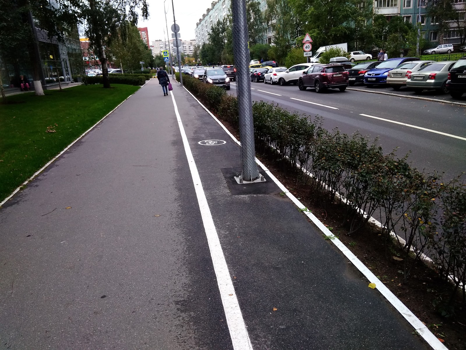 Bike lane puzzles - My, And so it will do, Everything for people, Saint Petersburg