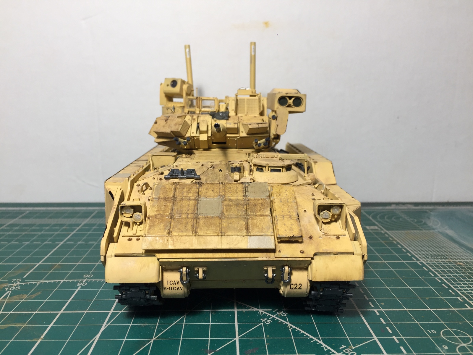 Bradley M3A3 w/busk III от Meng в 1:35 - Моё, Bradley M3A3, Моделизм, 1:35, БТТ, США, Сборка, Покраска, Meng, Длиннопост