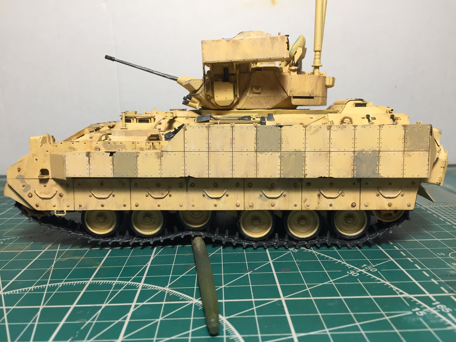 Bradley M3A3 w/busk III от Meng в 1:35 - Моё, Bradley M3A3, Моделизм, 1:35, БТТ, США, Сборка, Покраска, Meng, Длиннопост