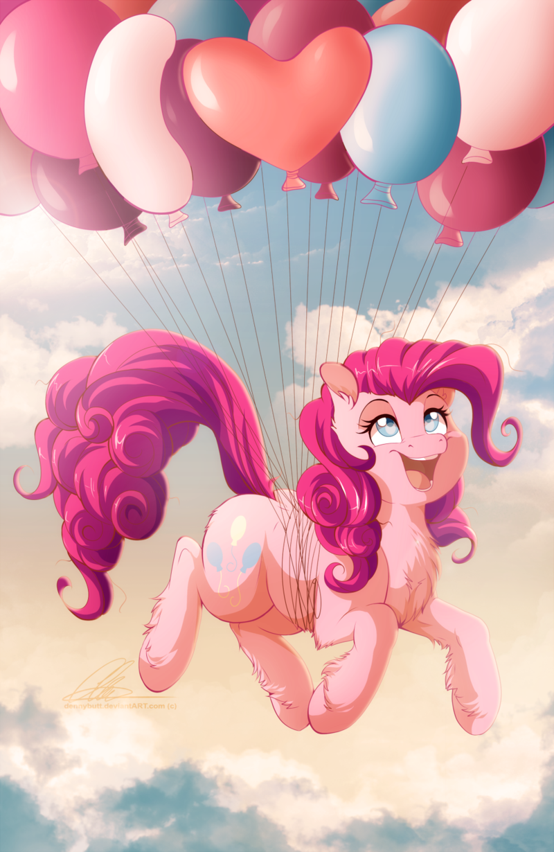 Pie in the Sky - My Little Pony, Pinkie Pie, PonyArt, Dvixie