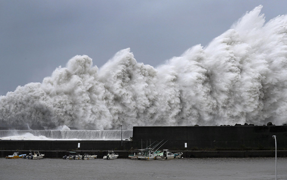 Typhoon Jebi left thousands of Sakhalin residents without electricity - , Typhoon, Sakhalin, news, Incident, Cataclysm, Longpost