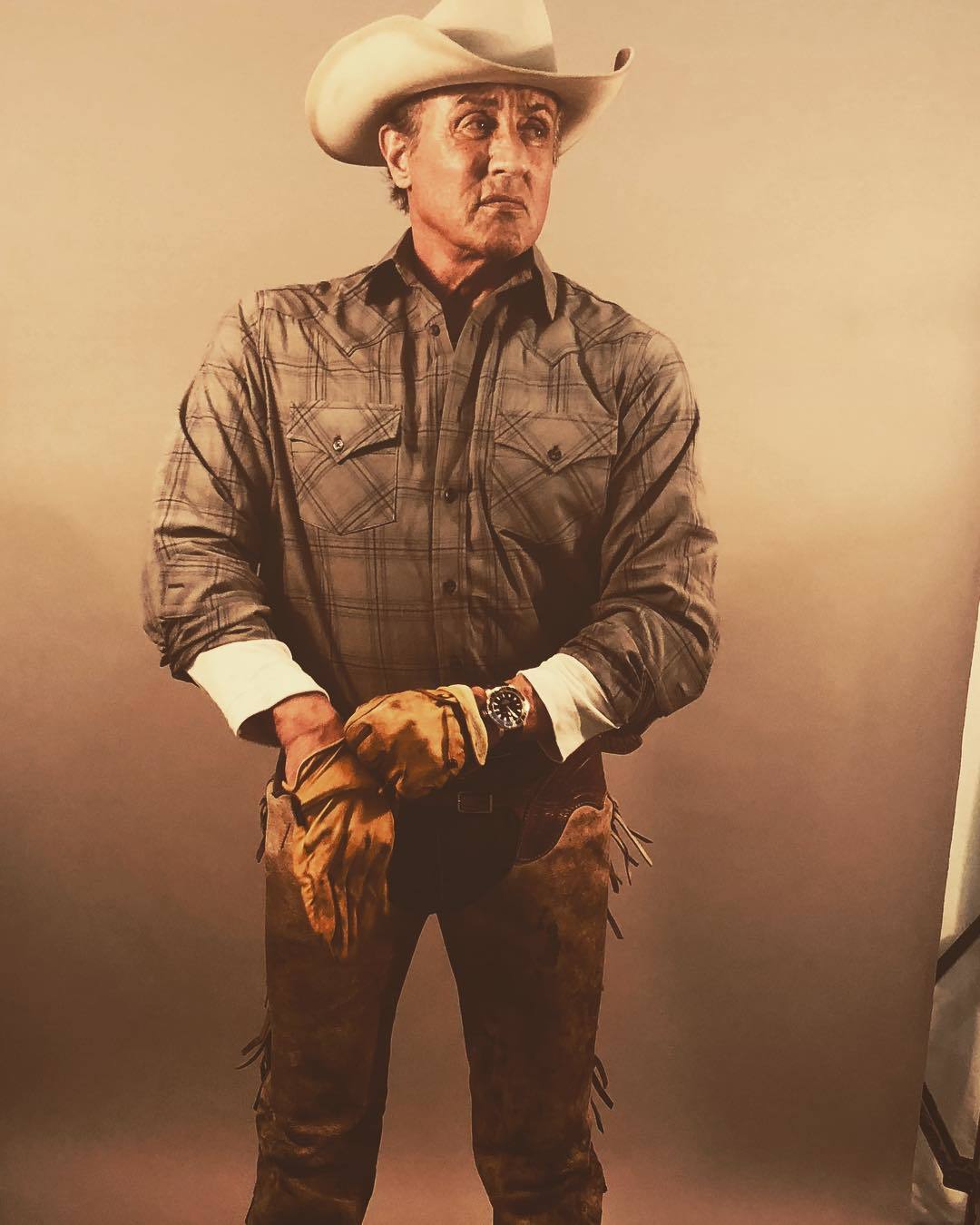 The first promo shots of the film Rambo 5 with the cowboy Stallone - The photo, Movies, Rambo, Sylvester Stallone, Cowboys, Longpost