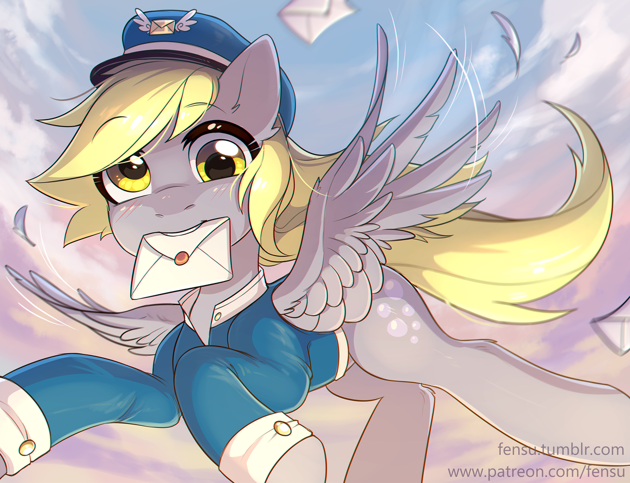 The Postman - My little pony, Derpy hooves, Fensu-San