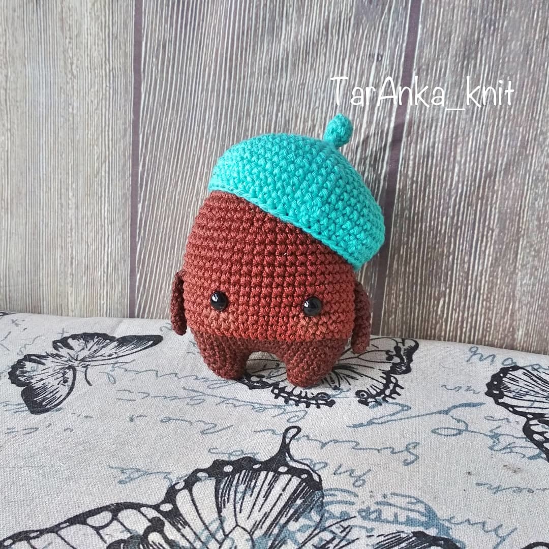 Mr. Acorn - My, Knitting, Amigurumi, Lalilala, Crochet, Knitted toys, Hobby, Longpost