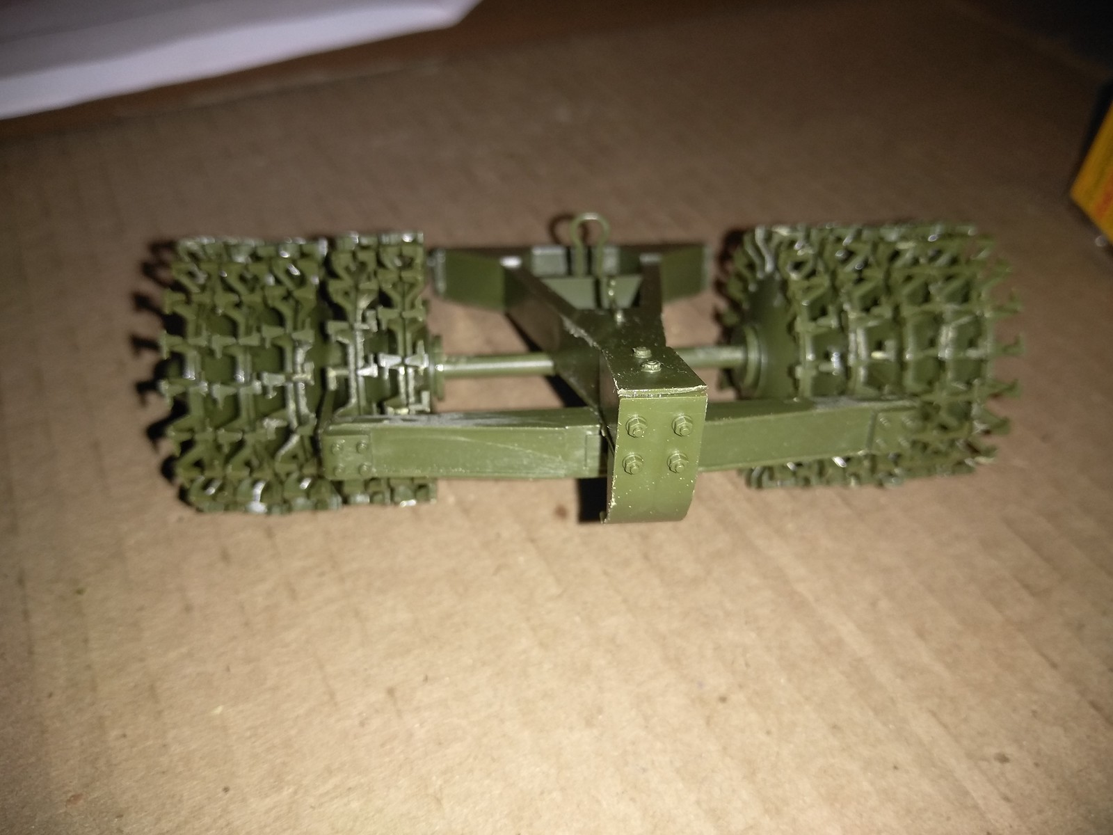 T 34/76 with minesweeper - My, Stand modeling, Modeling, Tanks, My, Longpost