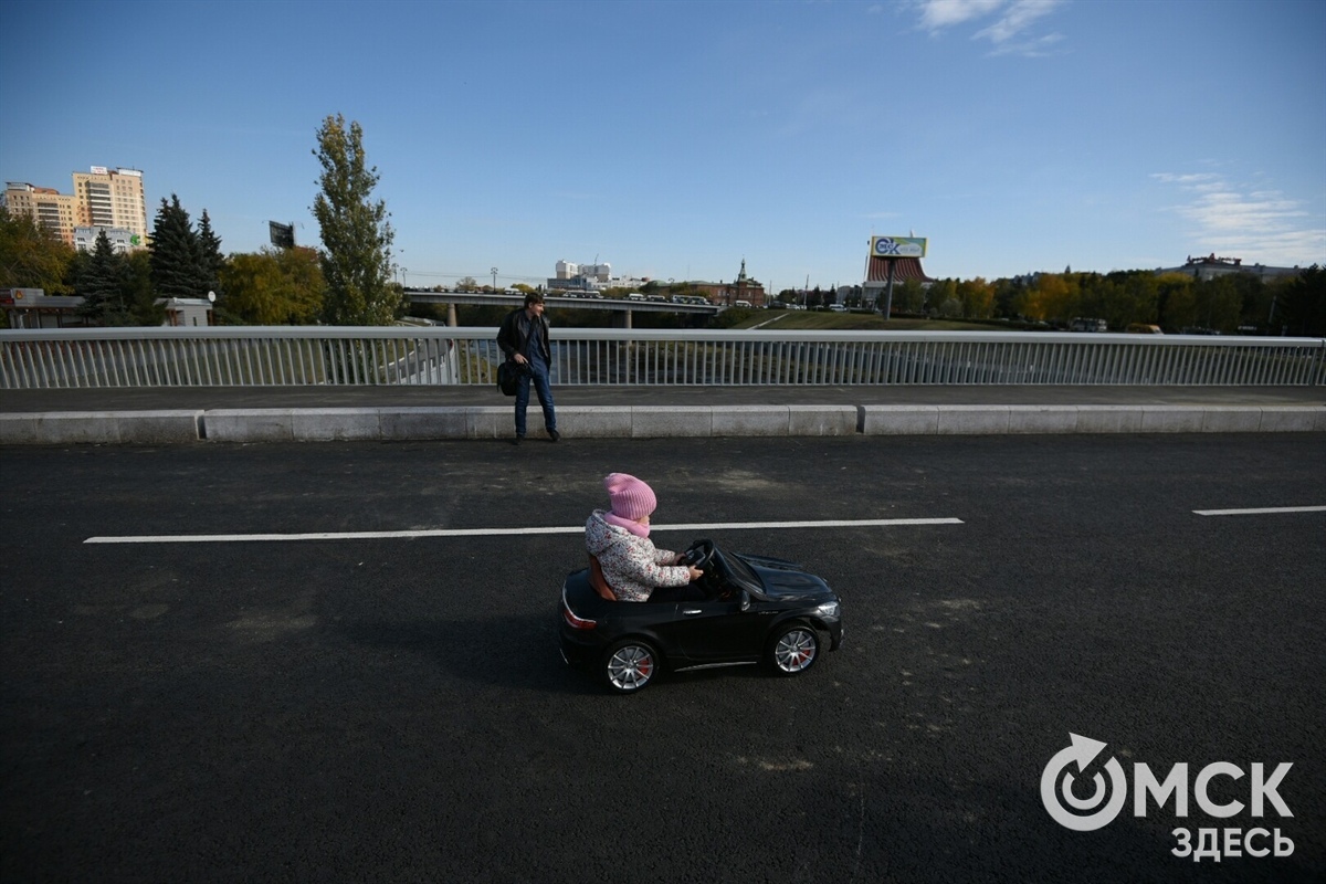 Первый водитель на новом мосту - Омск, Фотография, Авто, Мост, Тест-Драйв