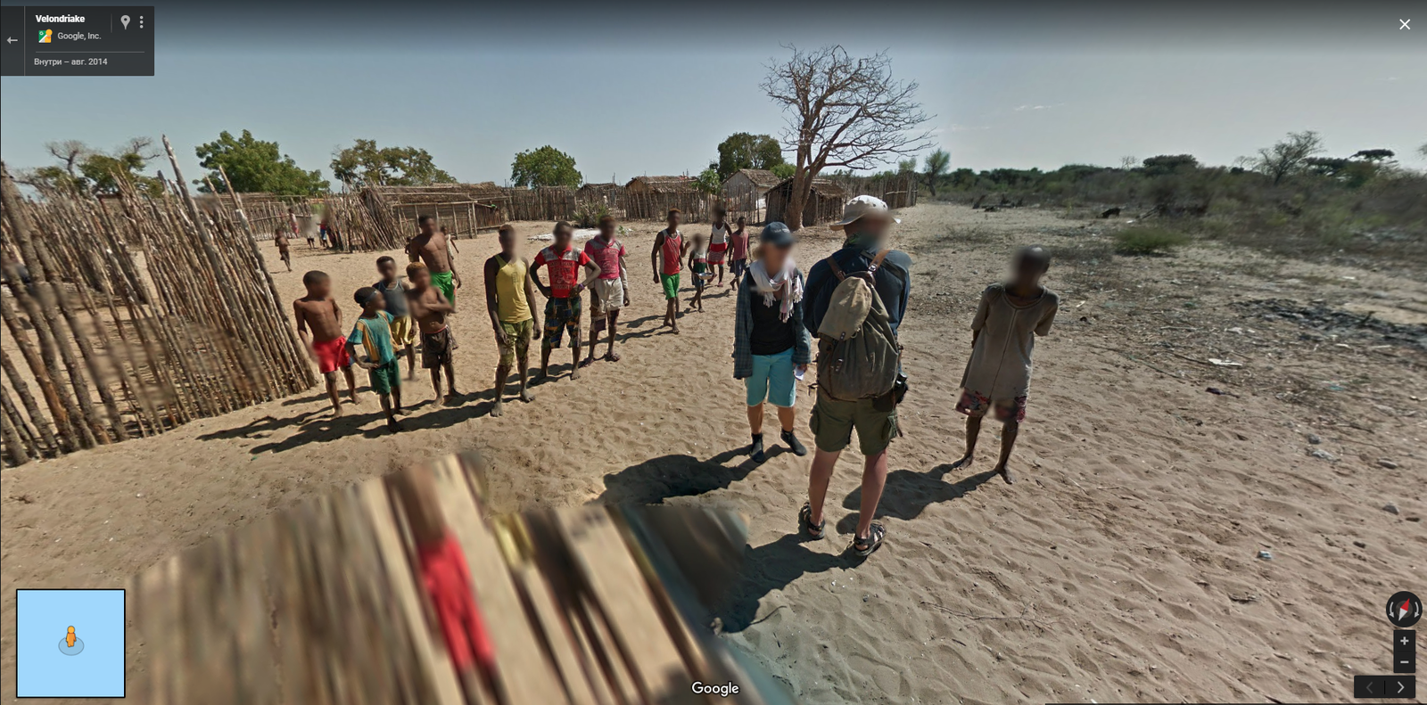 Interesting on google panoramas - Googlemobile, Madagascar, Walk, Longpost