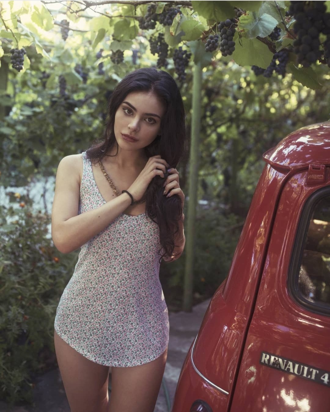 Morning - Girls, Morning, Renault, Brunette, Longpost, David Dubnitsky, Photographer David Dubnitsky