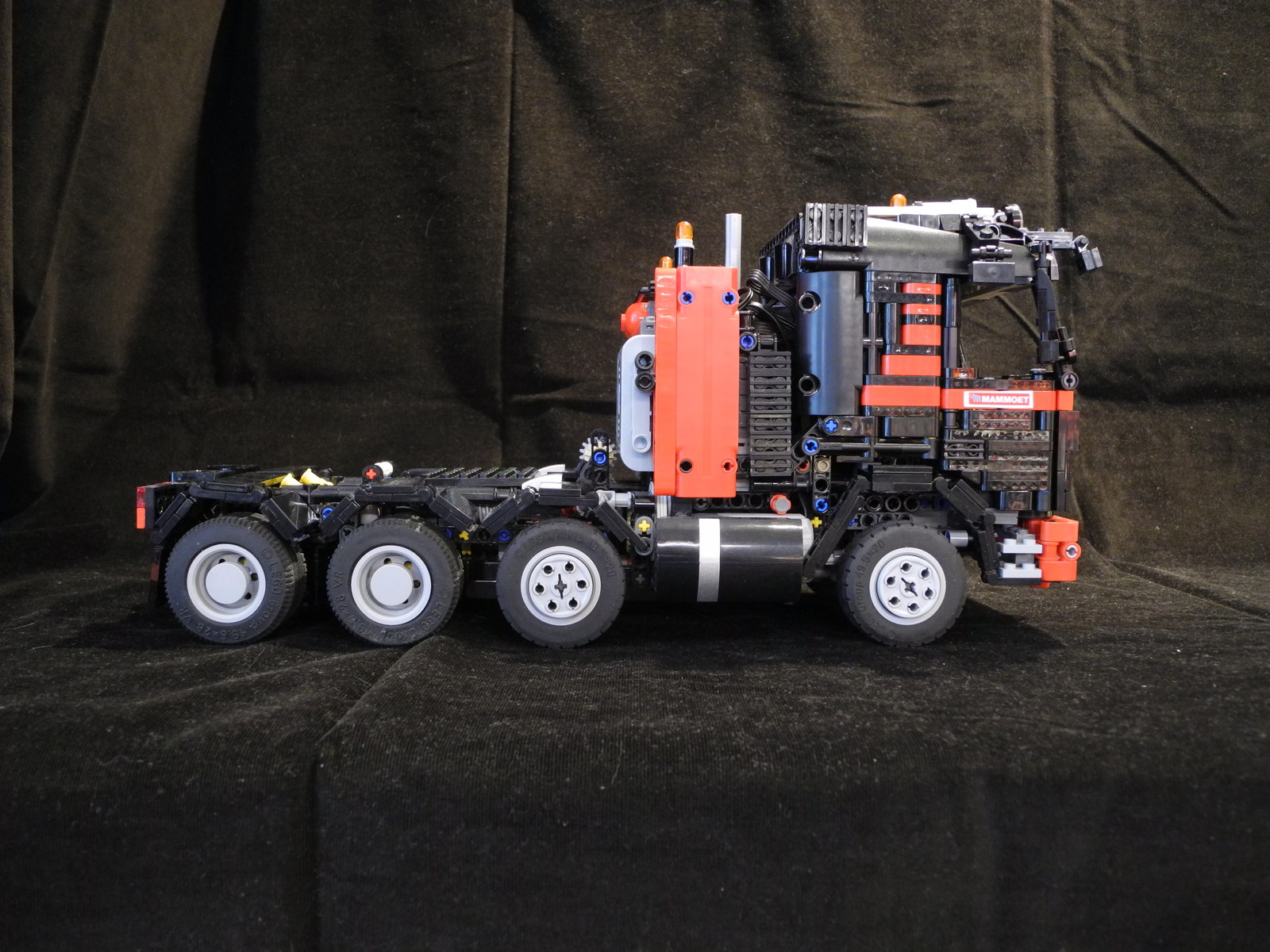 Lego mercedes actros 4165 mammoet homemade - My, Lego, Lego technic, Homemade, Video, Longpost