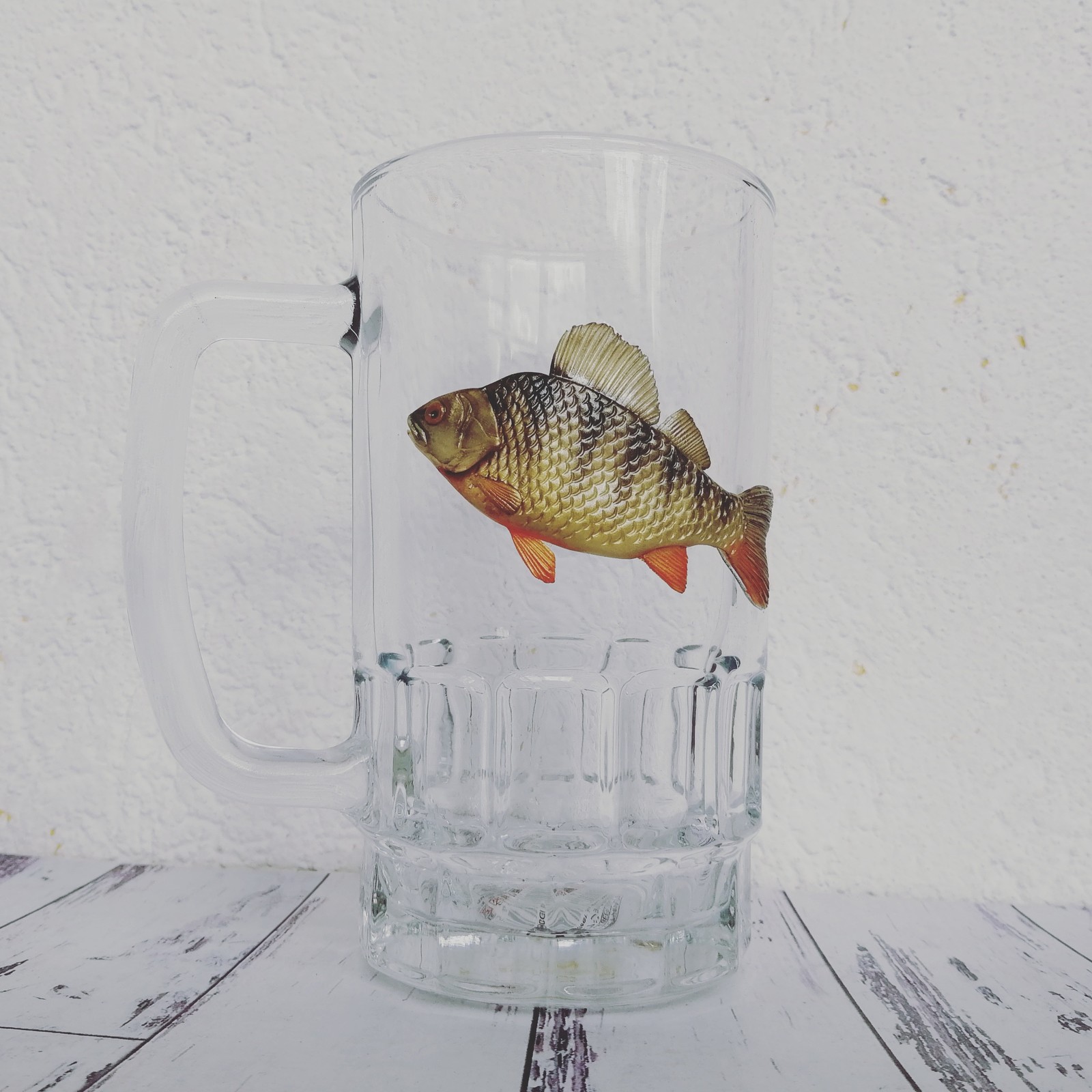 Mugs with fish - My, A fish, Creation, Decor, With your own hands, Needlework, Fishermen, Longpost