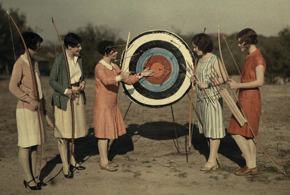 Автохромные фотографии женщин, 1920-е - Девушки, Автохром, Фотография, Ретро, 1920-е, История, Длиннопост