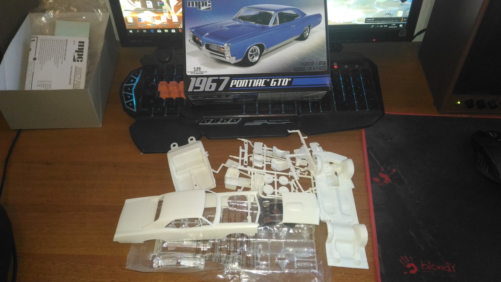 Our hands are not for boredom, part 4. Pontiac GTO 1967 - Epic fail. - My, Longpost, Modeling, Mpc, Scale model, Pontiac GTO, Prefabricated model