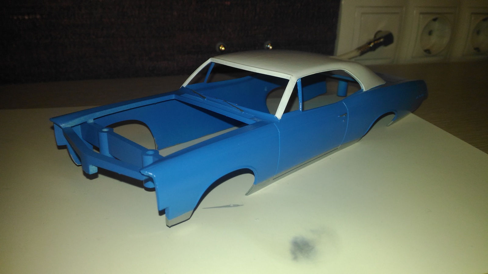 Our hands are not for boredom, part 4. Pontiac GTO 1967 - Epic fail. - My, Longpost, Modeling, Mpc, Scale model, Pontiac GTO, Prefabricated model