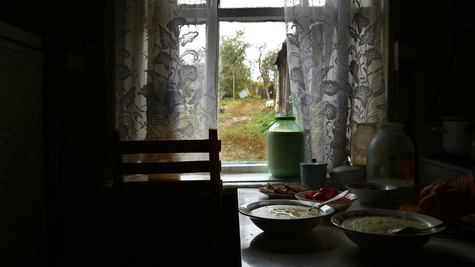 A little autumn weekend in the countryside. - My, Village, The photo, Autumn, cat, Longpost