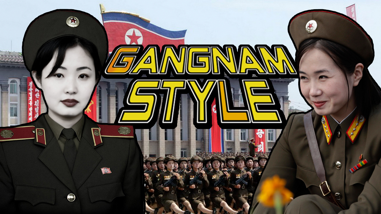 Если бы Gangnam Style снимали в КНДР | Пикабу