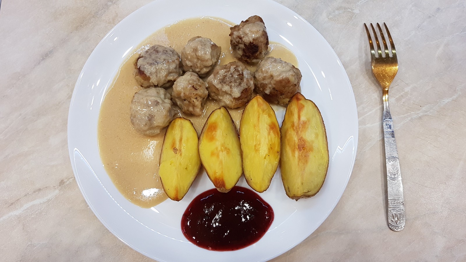 Parody of IKEA meatballs - My, Cooking, Yummy