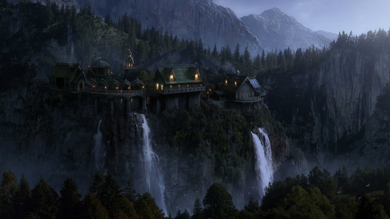 Rivendell - Rivendell, Middle earth, Lord of the Rings, Tolkien, Art, Longpost